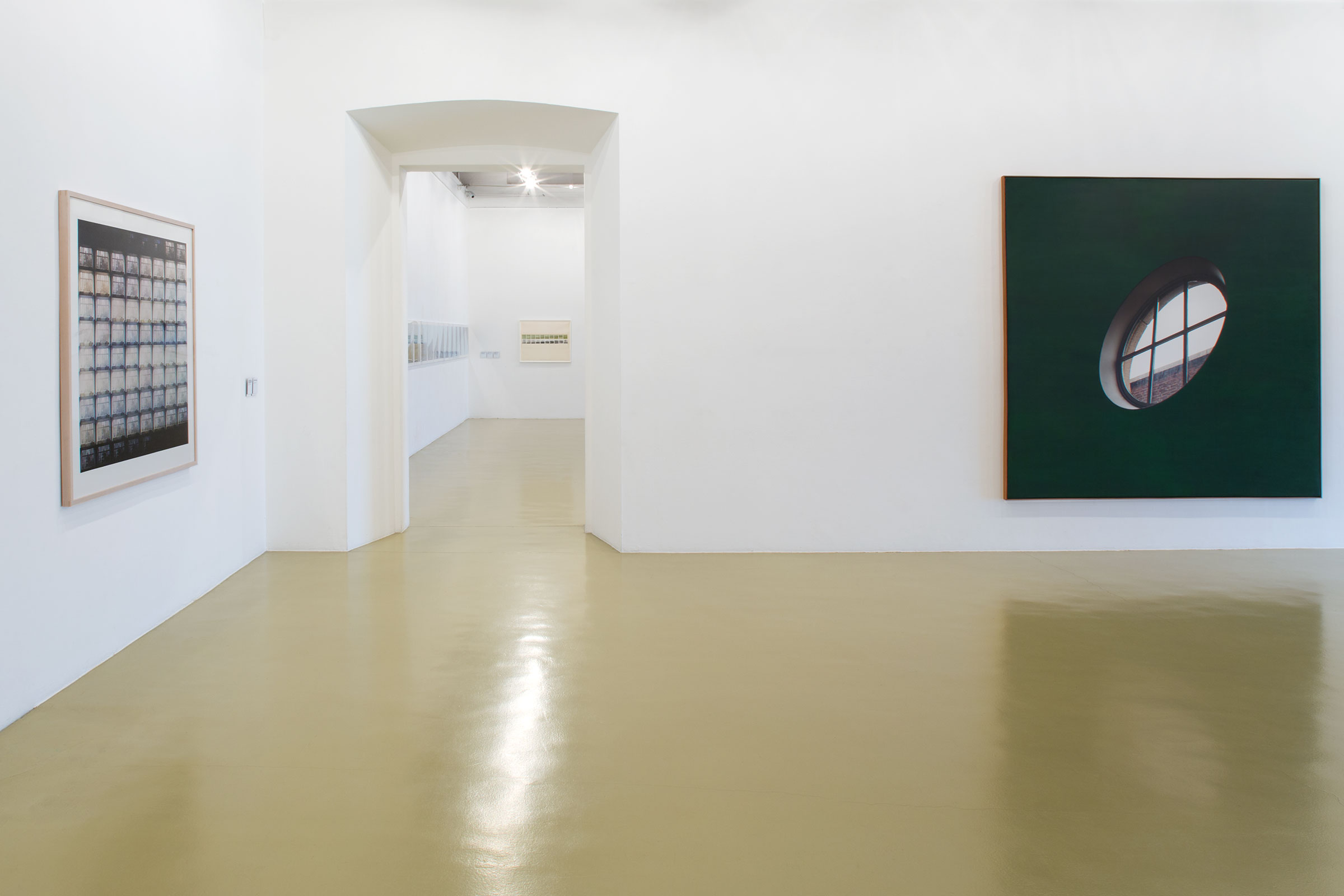 Jan Dibbets, The Shortest Day at my House in Amsterdam, 1970, Tilburg III (Green), 1999 
